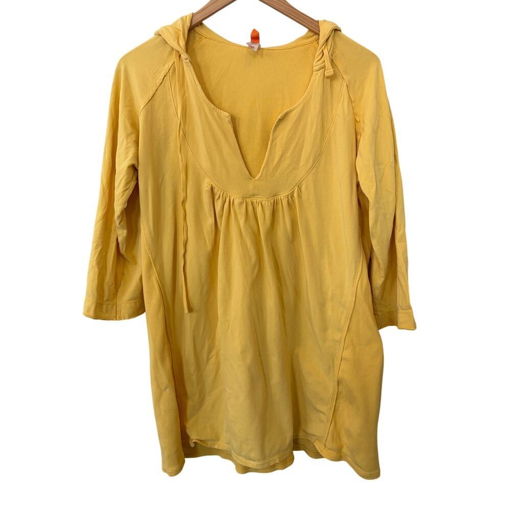 Lucy Yellow Pull Over Sportswear Sz XL